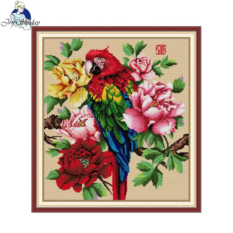 Joy Sunday Beautiful Parrot Pa - огляд і ціна Embroidery Meaning
