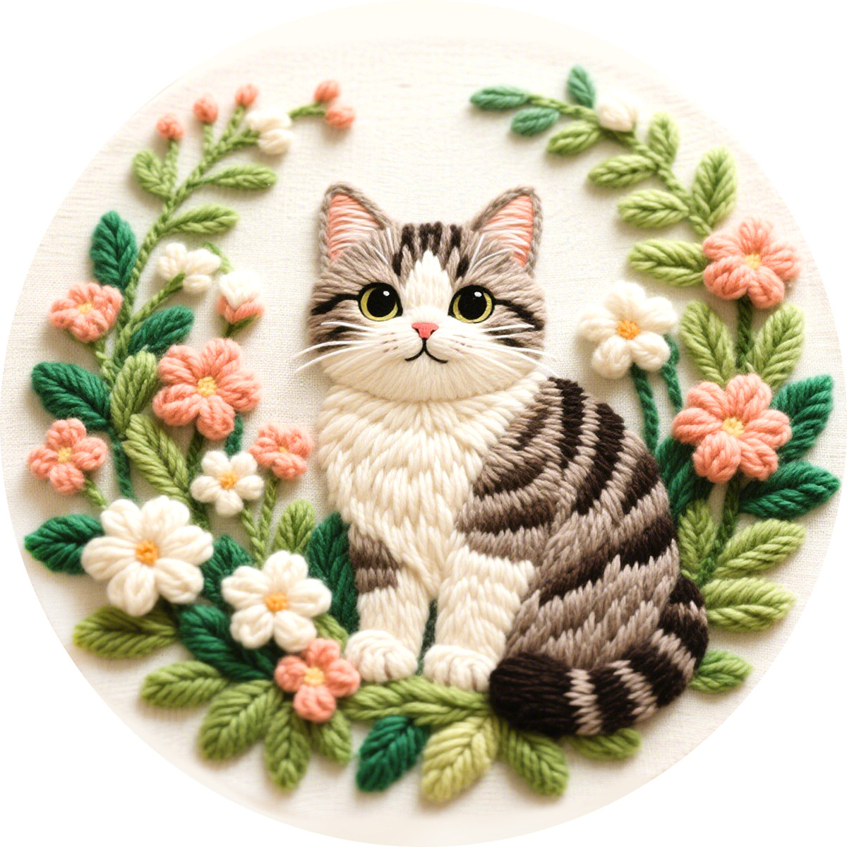 DIY Hand Embroidery Set, Grey  - огляд і ціна Embroidery Meaning