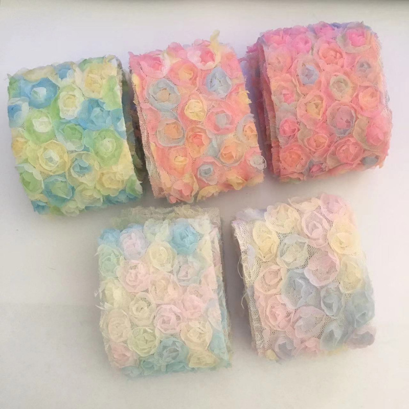 91cm Mesh Embroidery Three dim - огляд і ціна Embroidery Rose