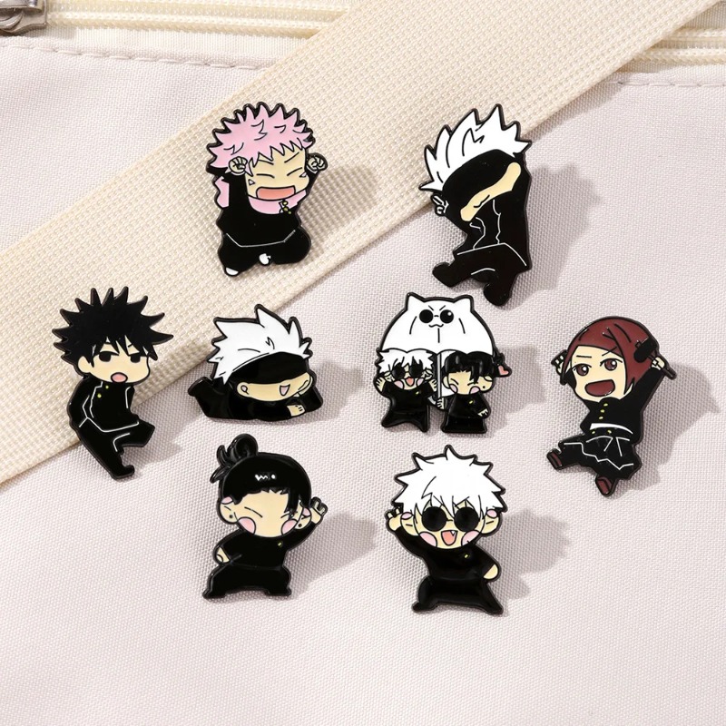8pcs Anime Itadori Yuji Enamel - огляд і ціна Embroidery Reddit