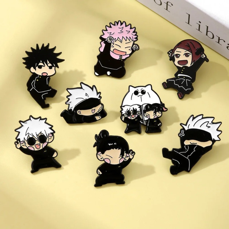 8pcs Anime Itadori Yuji Enamel - огляд і ціна Embroidery Reddit