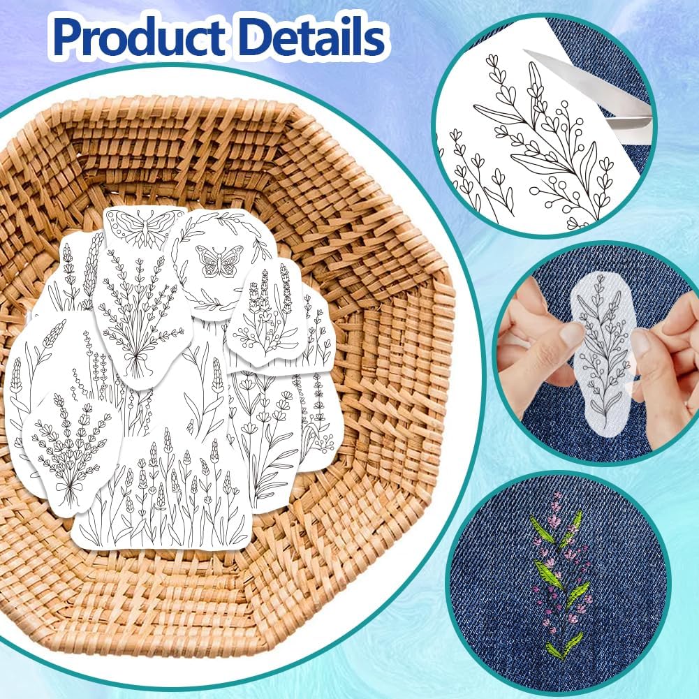 Lavender Flower Butterfly Wate - огляд і ціна Embroidery Meaning